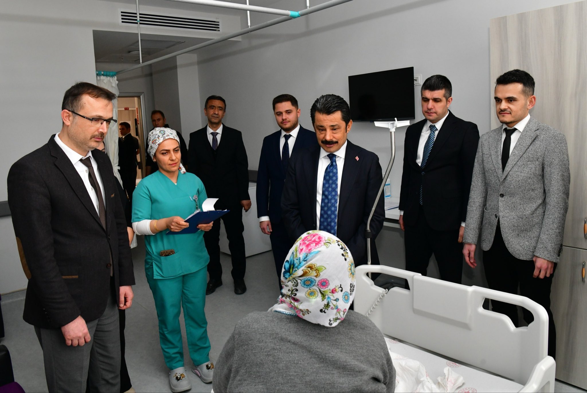 Vali Murat Sefa Demiryürek Mucur Devlet Hastanesini Ziyaret Etti