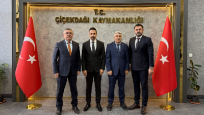 Kaman Kaymakamı Durdu Yavuz ÖĞÜT’e Ziyaret. Kaman Kaymakamı Durdu Yavuz