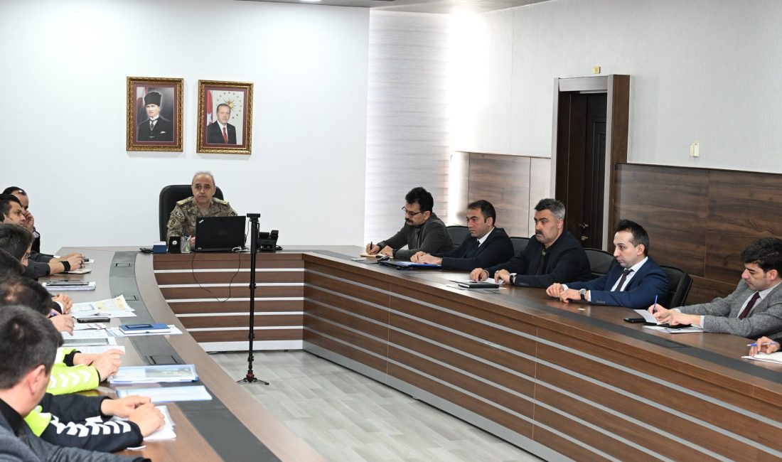 Haftalık Genel Asayiş Değerlendirme Toplantısı” gerçekleştirildi Kırşehir İl Emniyet Müdürü