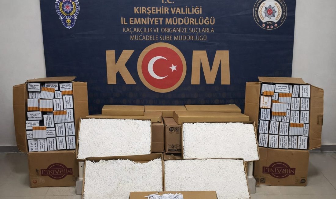 Kırşehirde Kaçakçılıkla Mücadele Devam Ediyor İl Emniyet Müdürlüğümüz KOM Şube
