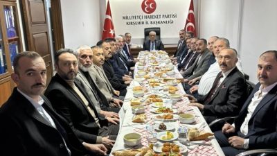 Mhp Kırşehir İl Başkanlığı Terörsüz Türkiye İçin İftarda Bir Araya