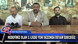 Çağatay Han Torun Hedefimiz Olan 3. Ligde Yeni Sezonda Devam