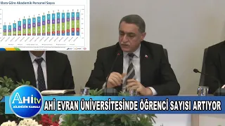 AHİ EVRAN ÜNİVERSİTESİNDE ÖĞRENCİ SAYISI 21575 OLDU