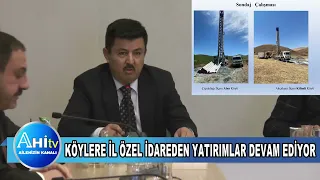 KÖYLERE İL ÖZEL İDAREDEN YATIRIMLAR DEVAM EDİYOR