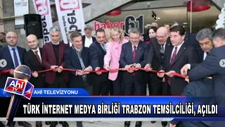 TÜRK İNTERNET MEDYA BİRLİĞİ TİMBİR TRABZON TEMSİLCİLİĞİ, AÇILDI