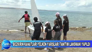 BOZKIRIN KANATLARI YELKEN YARIŞLARI TANITIM LANSMANI YAPILDI