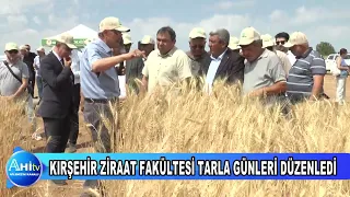 AHİ EVRAN ÜNİVERSİTESİ KIRŞEHİR ZİRAAT FAKÜLTESİ TARLA GÜNLERİ DÜZENLEDİ
