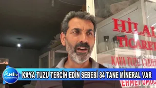 KAYA TUZU TERCİH EDİN SEBEBİ 84 TANE MİNERAL VAR