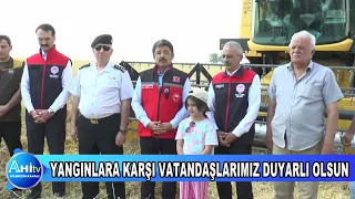 VALİ MUARAT SEFA DEMİRYÜREK YANGINLARA KARŞI VATANDAŞLARIMIZ DUYARLI OLSUN