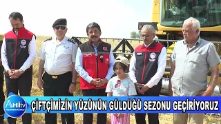 VALİ MURAT SEFA DEMİRYÜREK ÇİFTÇİMİZİN YÜZÜNÜN GÜLDÜĞÜ BİR SEZONU GEÇİRİYORUZ