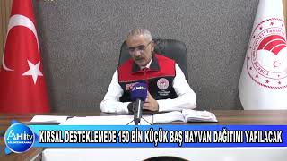 KIRSAL DESTEKLEMEDE 150 BİN KÜÇÜK BAŞ HAYVAN DAĞITIMI YAPILACAK