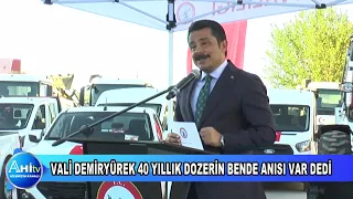 VALİ MURAT SEFA DEMİRYÜREK KIRŞEHİR İL ÖZEL İDAREDEKİ 40 YILLIK